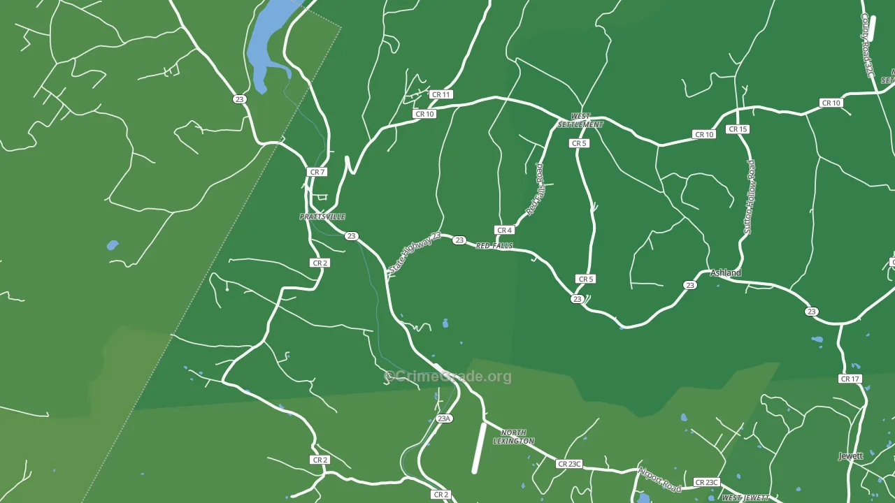 12468, NY Map of Vehicle Theft Rates