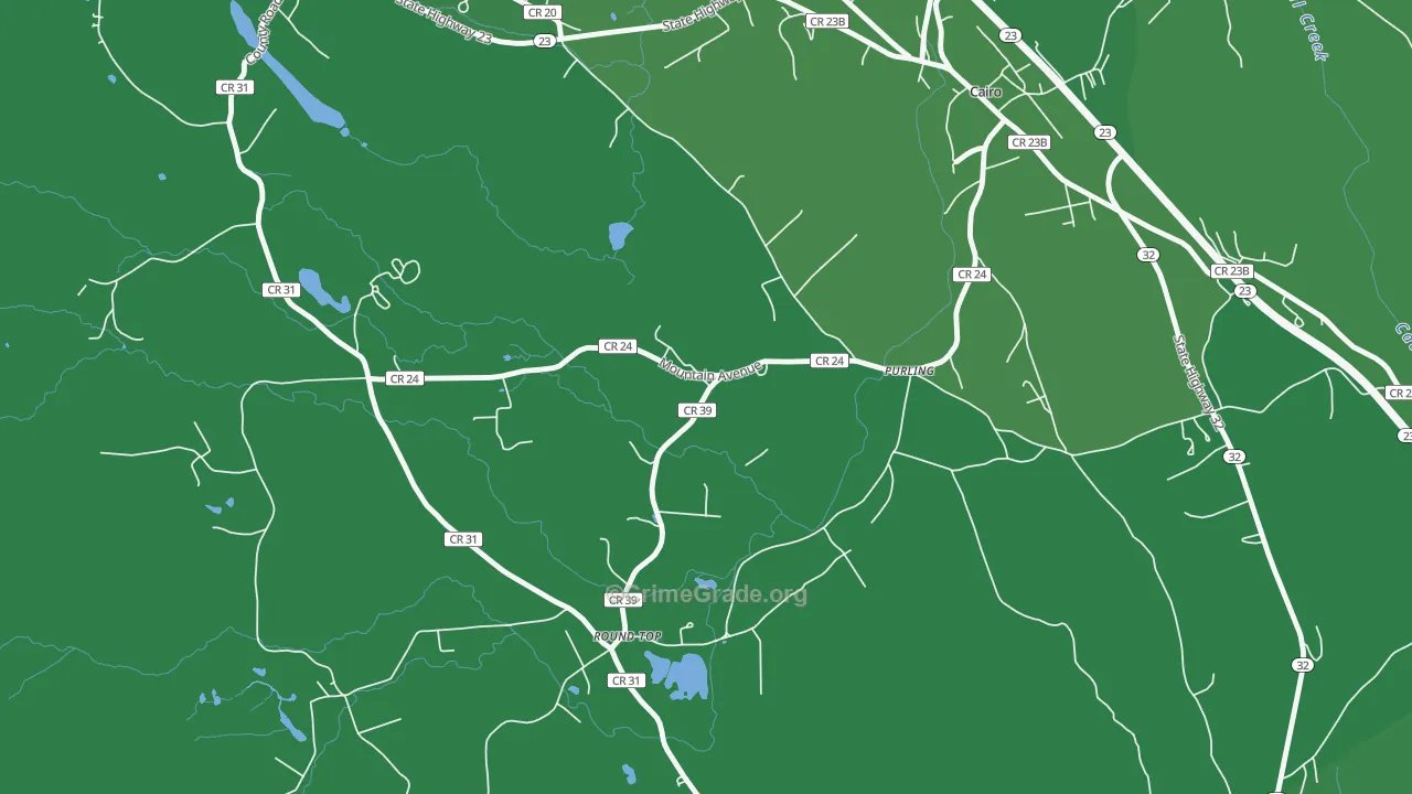 12470, NY Map of Vehicle Theft Rates