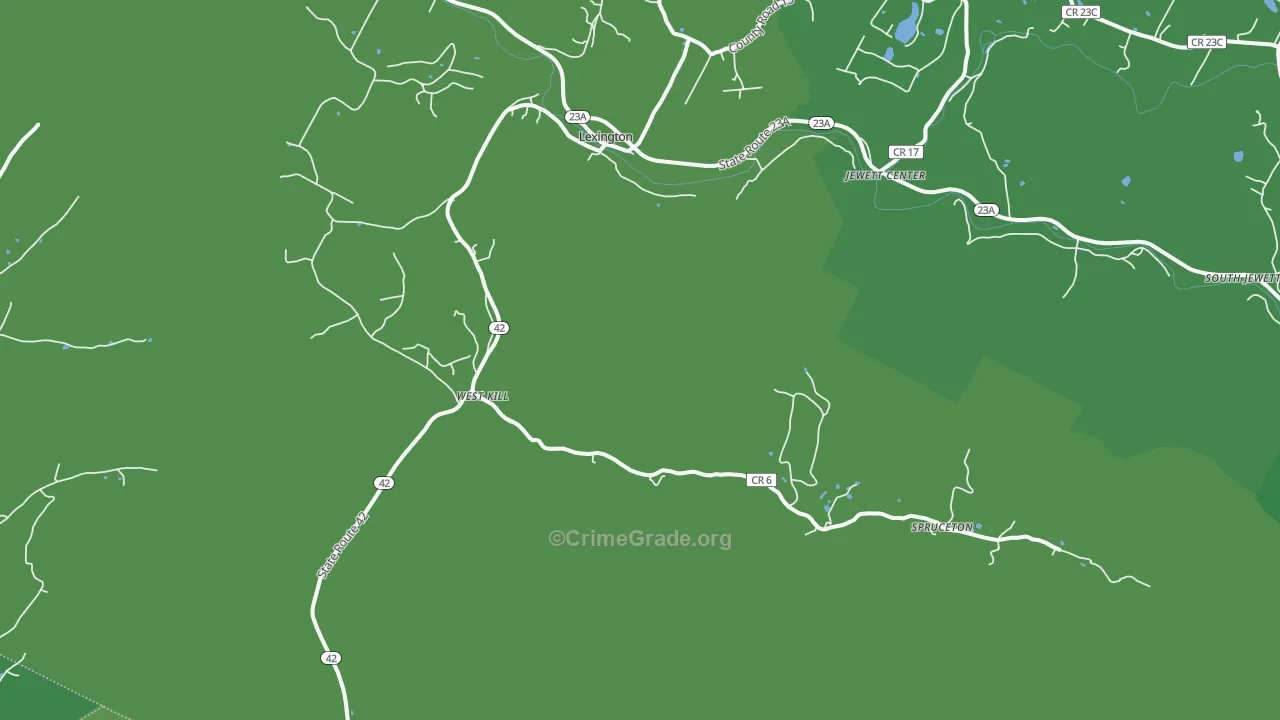 12492, NY Map of Vehicle Theft Rates