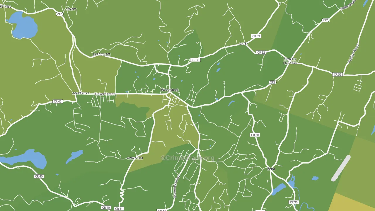 12498, NY Map of Vehicle Theft Rates