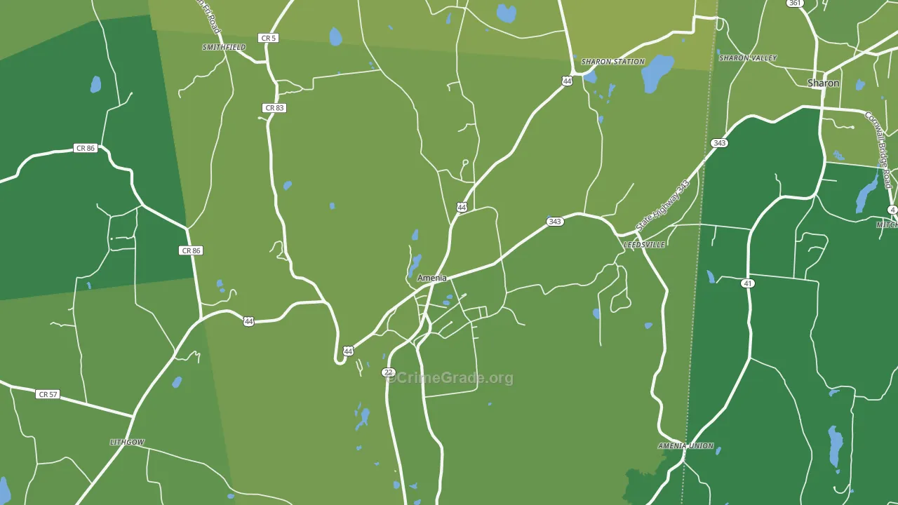 12501, NY Map of Vehicle Theft Rates