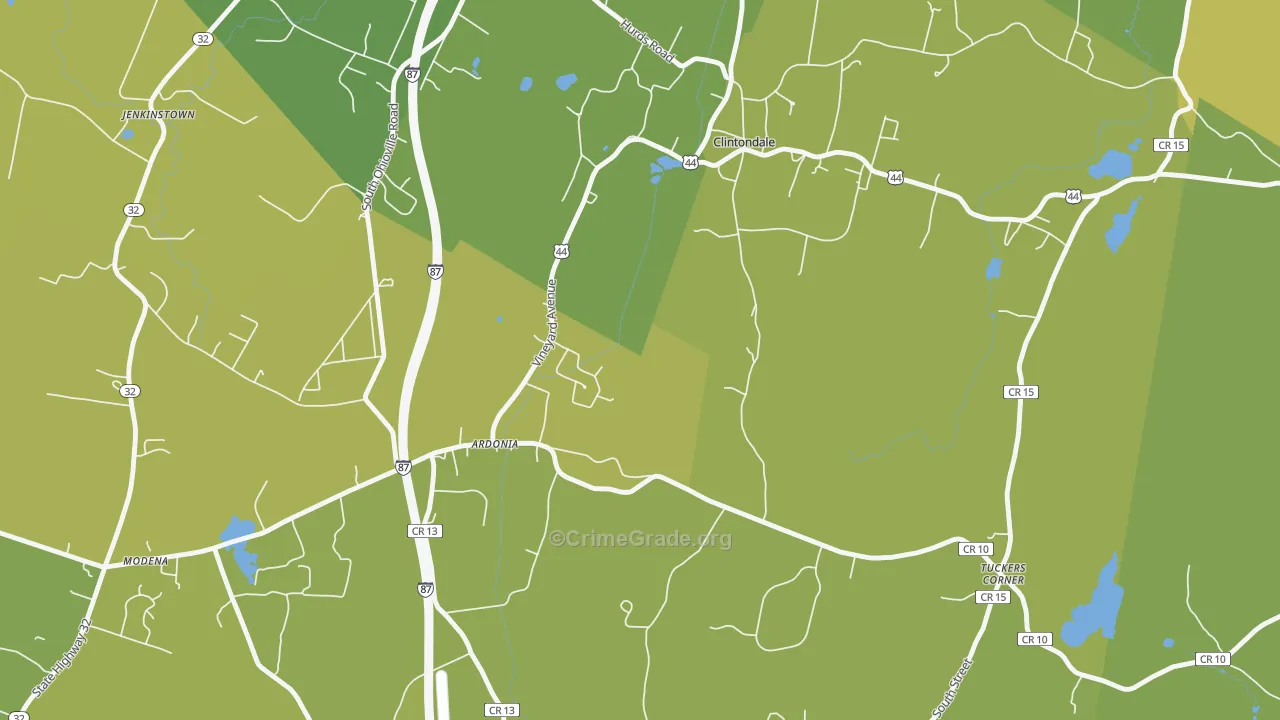 12515, NY Map of Vehicle Theft Rates