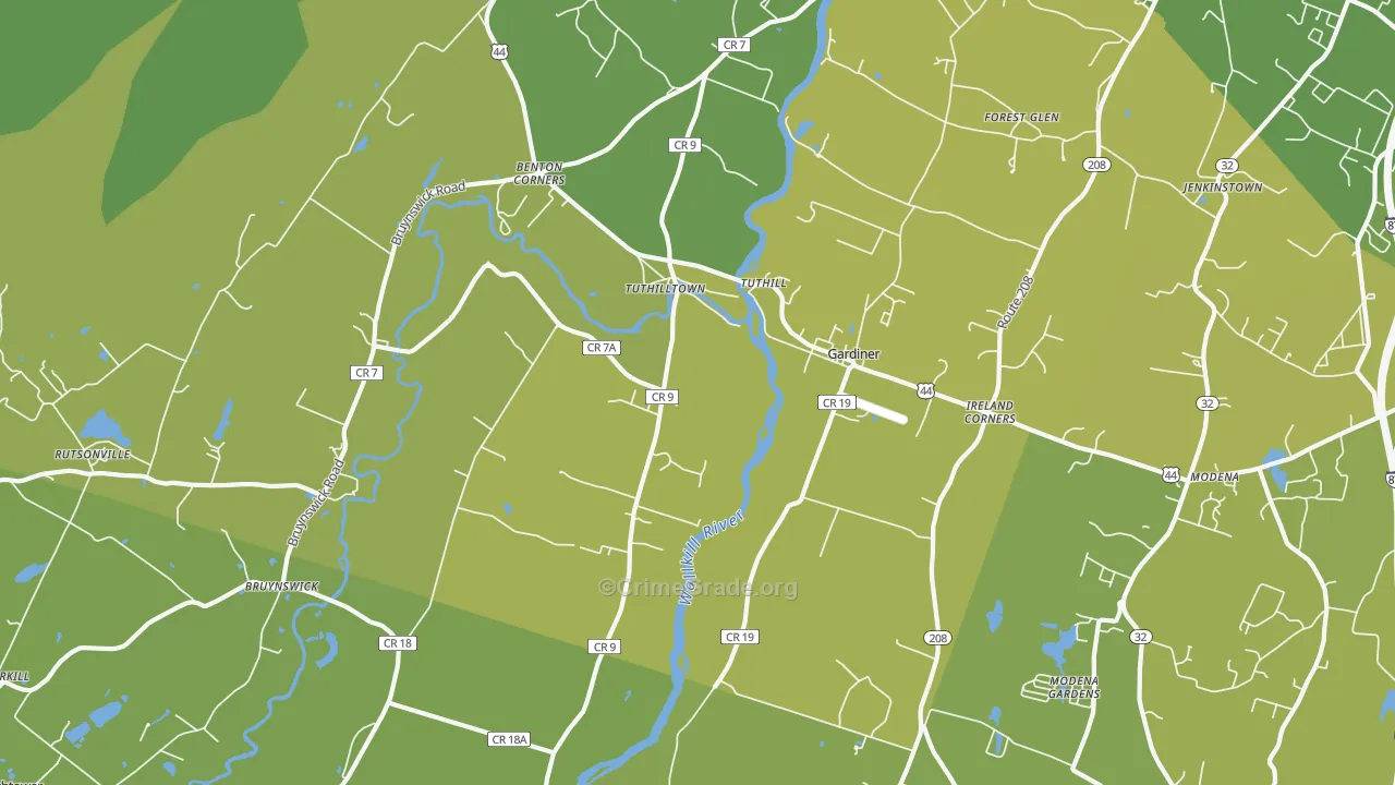 12525, NY Map of Vehicle Theft Rates