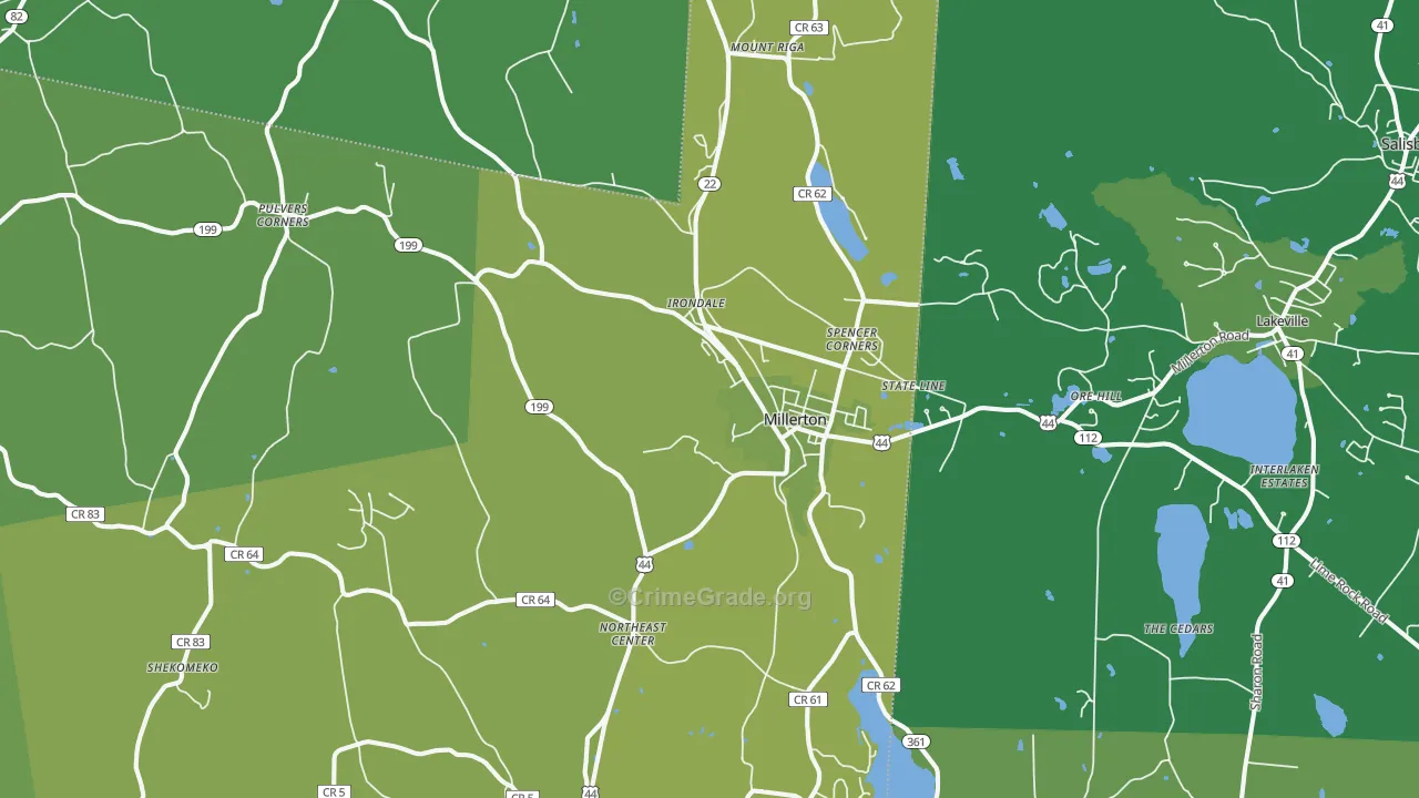 12546, NY Map of Vehicle Theft Rates