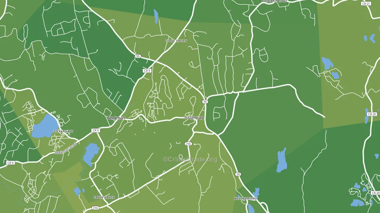12570, NY Map of Vehicle Theft Rates