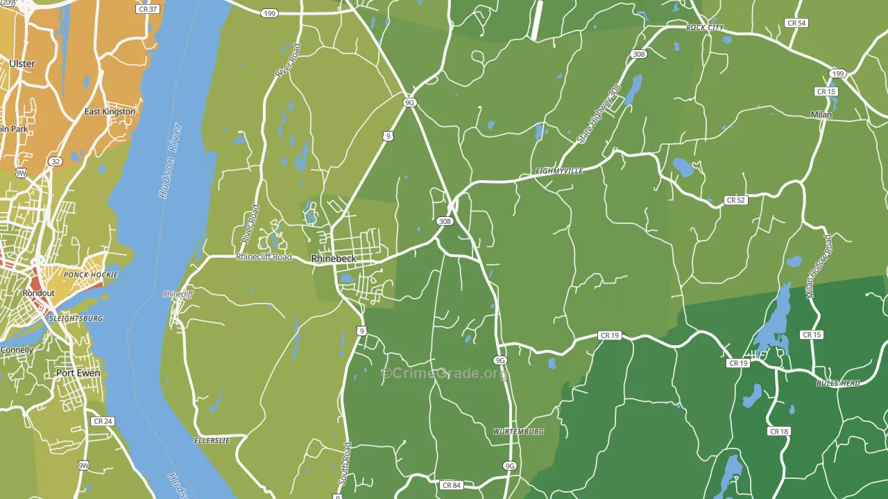 12572, NY Map of Vehicle Theft Rates