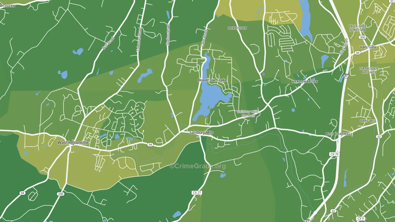 12577, NY Map of Vehicle Theft Rates