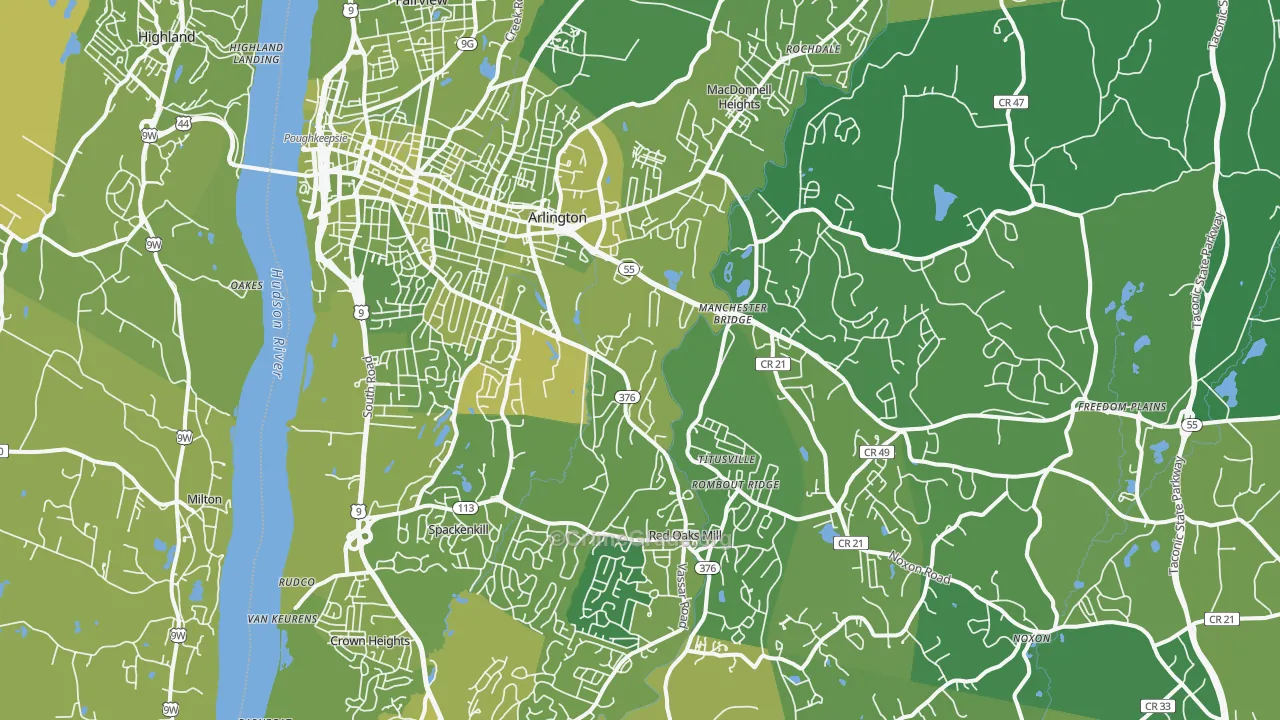 12603, NY Map of Vehicle Theft Rates