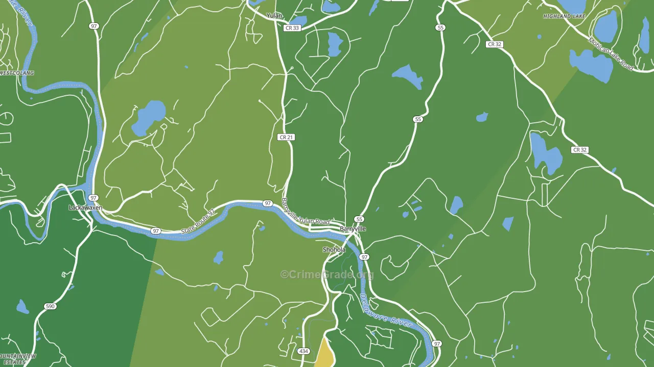 12719, NY Map of Vehicle Theft Rates
