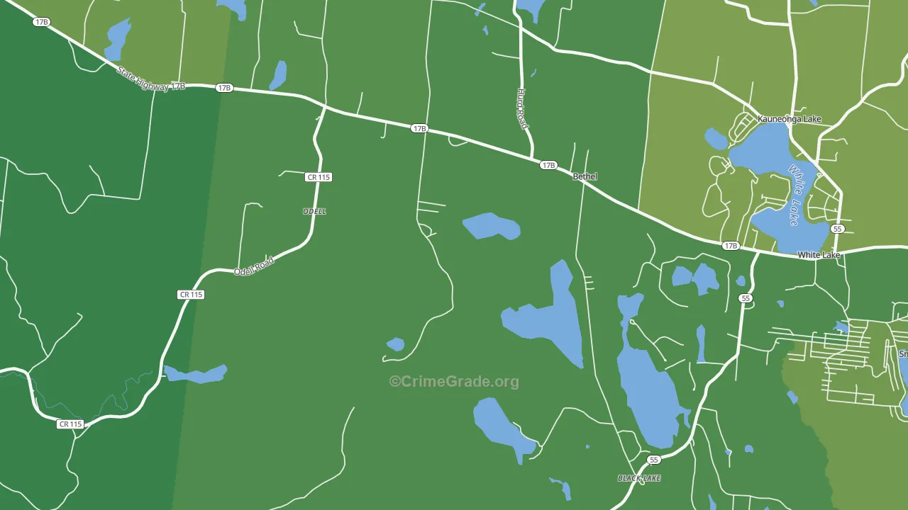12720, NY Map of Vehicle Theft Rates