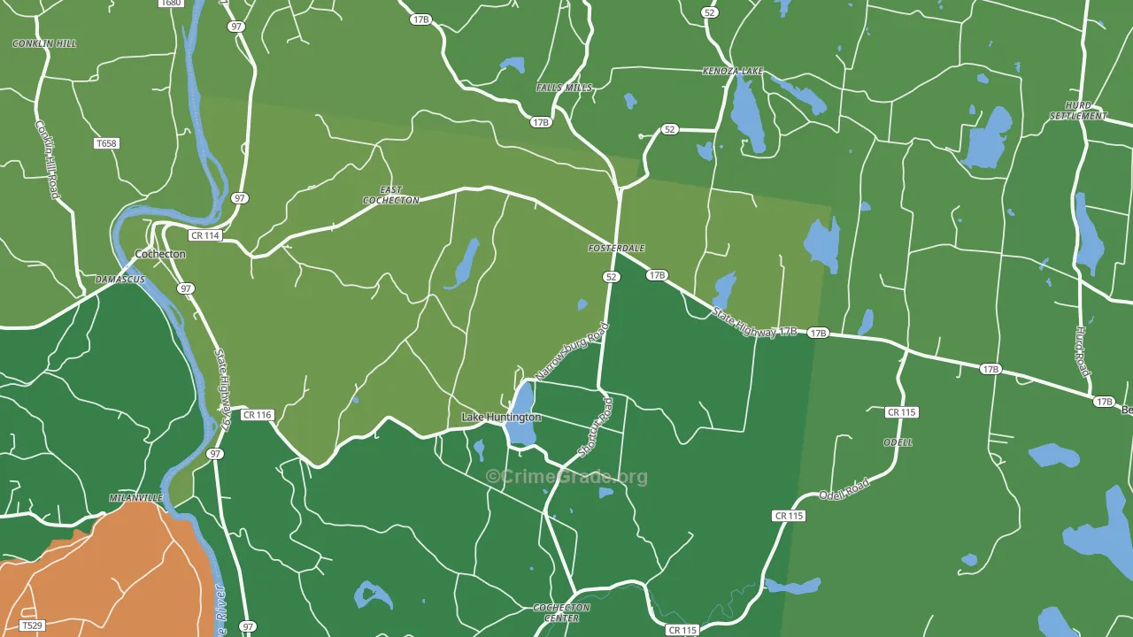 12726, NY Map of Vehicle Theft Rates