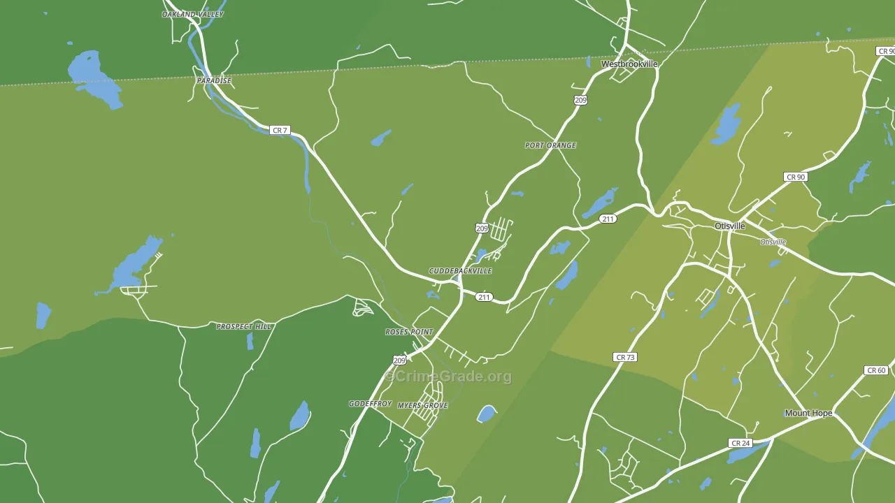 12729, NY Map of Vehicle Theft Rates