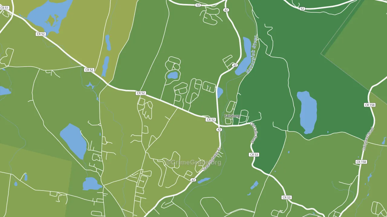 12733, NY Map of Vehicle Theft Rates