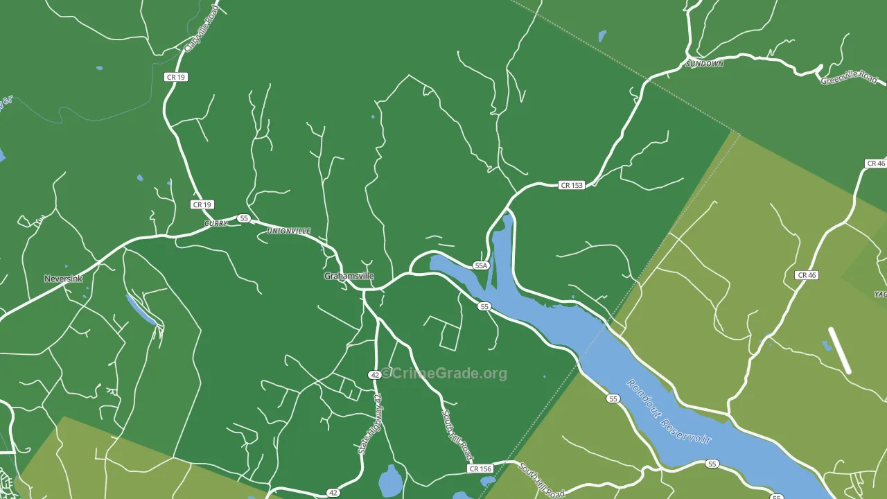 12740, NY Map of Vehicle Theft Rates