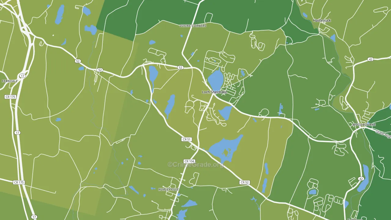 12747, NY Map of Vehicle Theft Rates