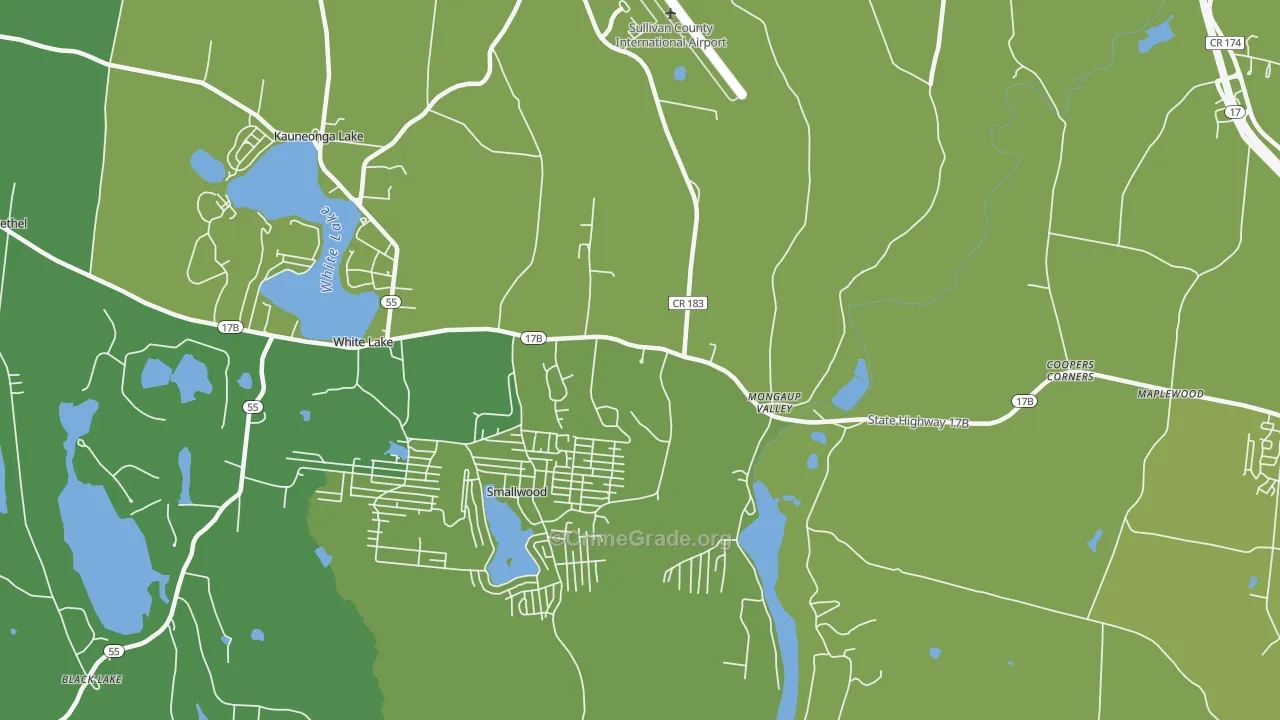 12762, NY Map of Vehicle Theft Rates