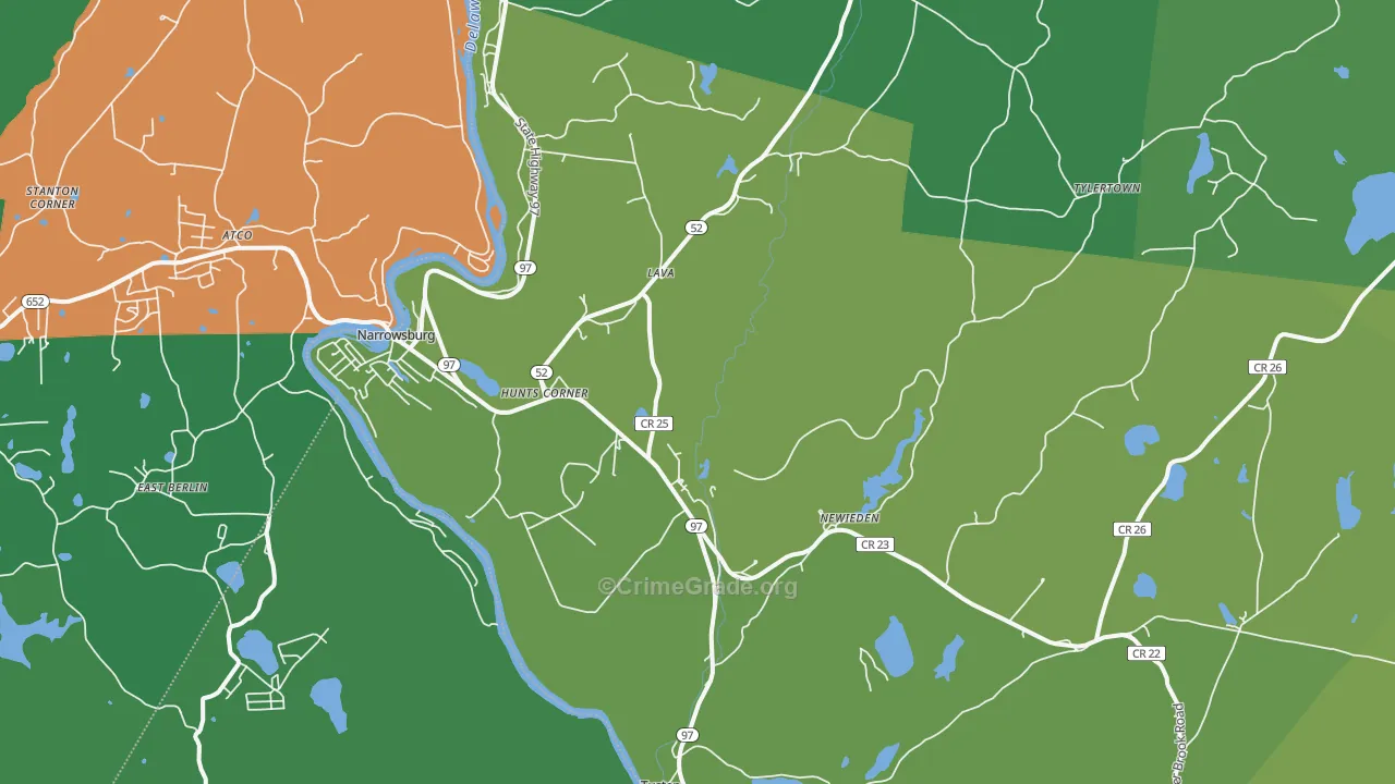 12764, NY Map of Vehicle Theft Rates