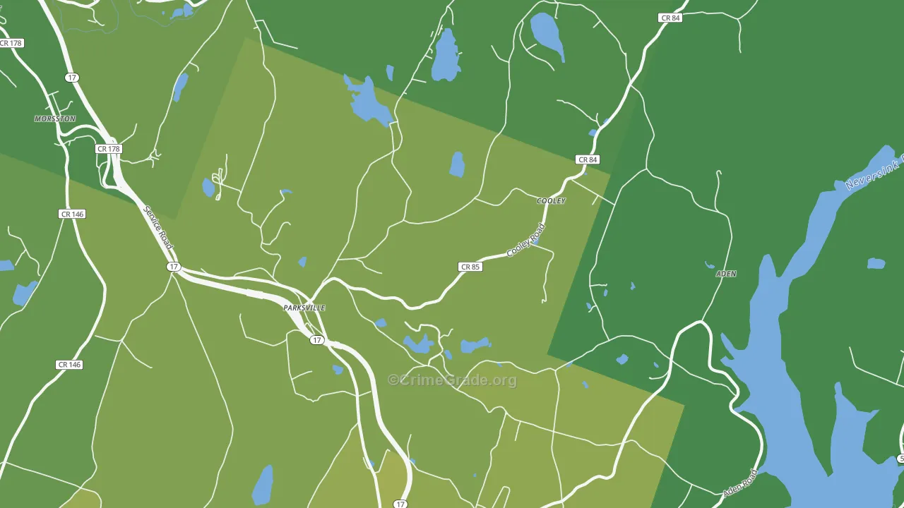 12768, NY Map of Vehicle Theft Rates