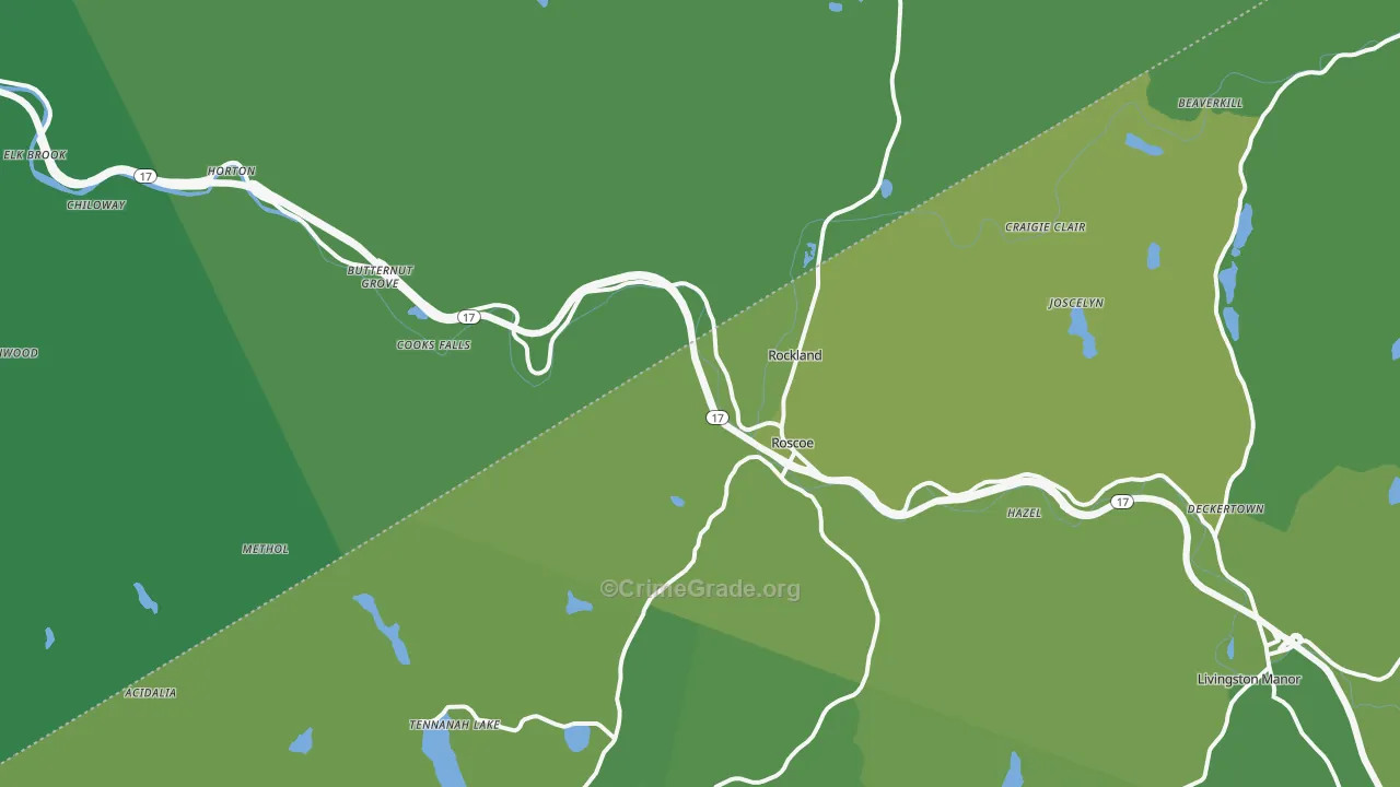 12776, NY Map of Vehicle Theft Rates