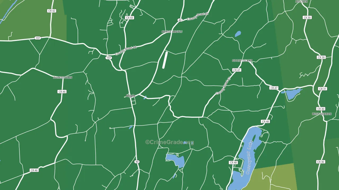 12809, NY Map of Vehicle Theft Rates