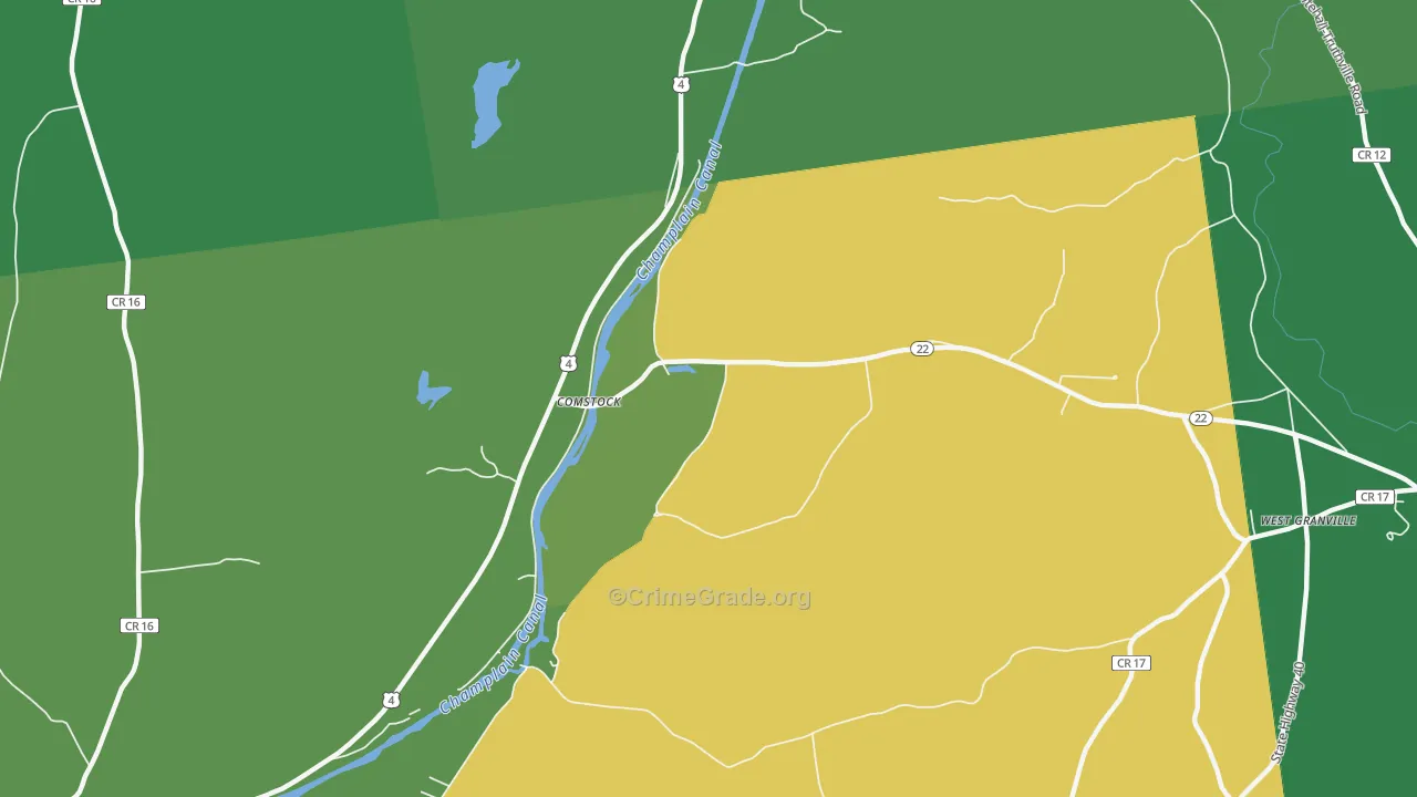 12821, NY Map of Vehicle Theft Rates