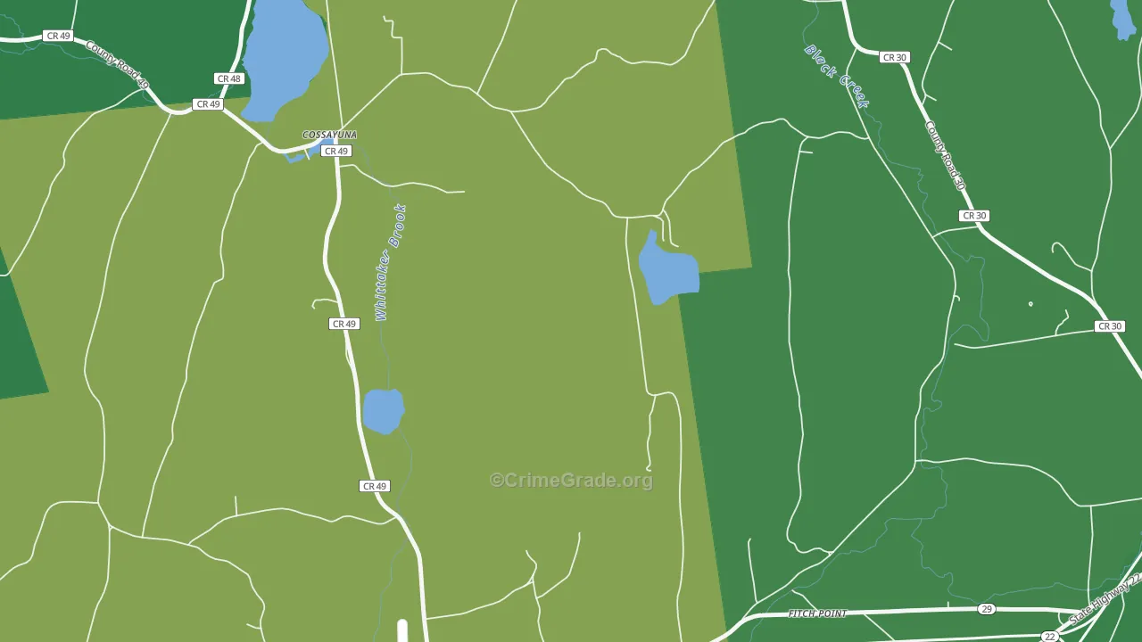 12823, NY Map of Vehicle Theft Rates