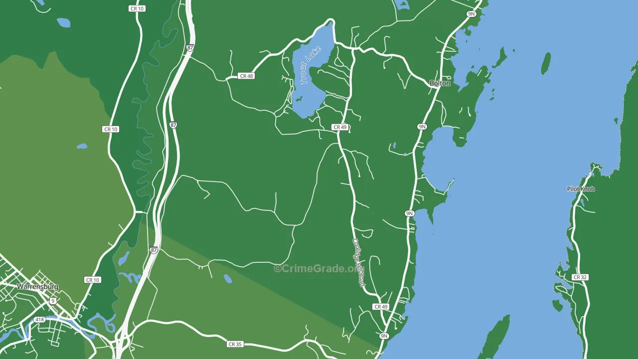 12824, NY Map of Vehicle Theft Rates