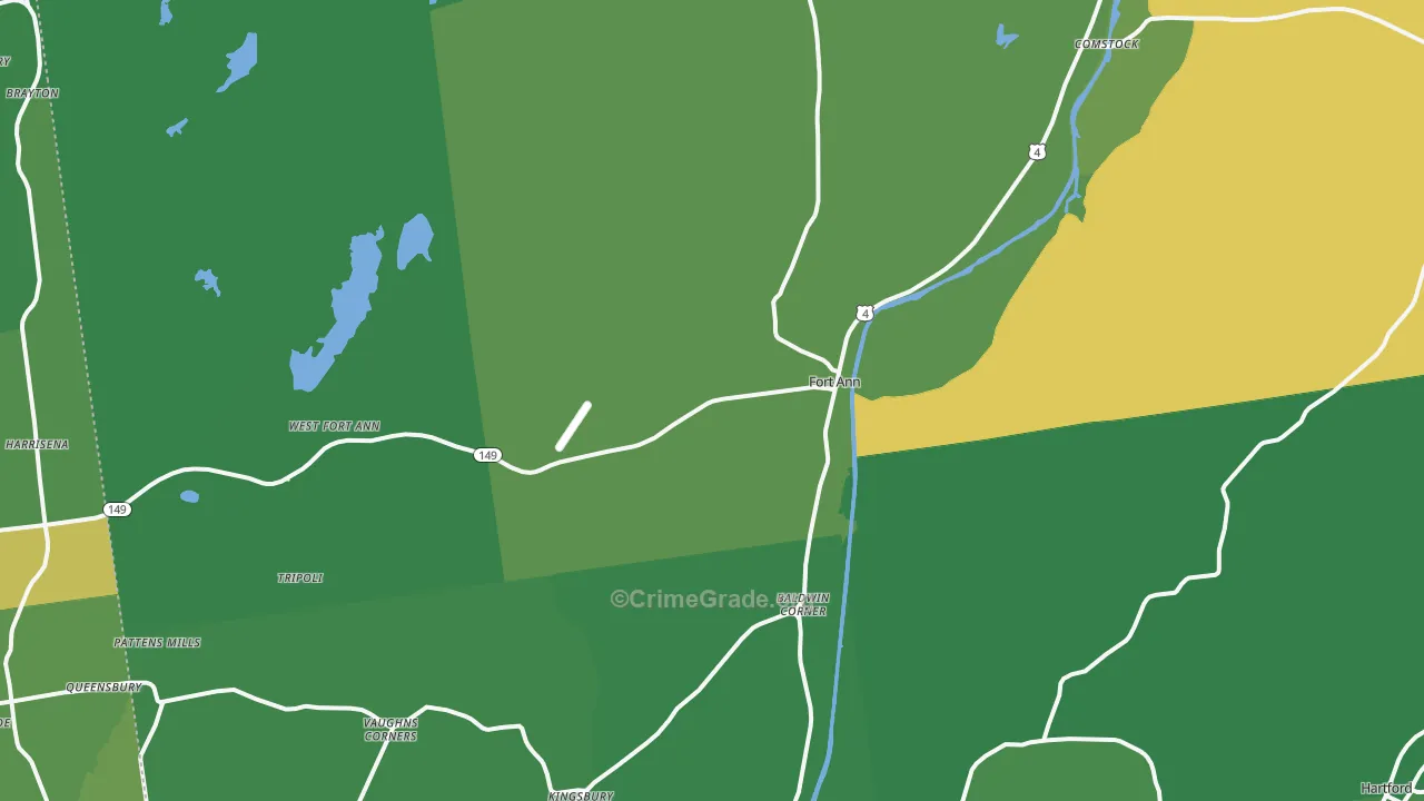 12827, NY Map of Vehicle Theft Rates