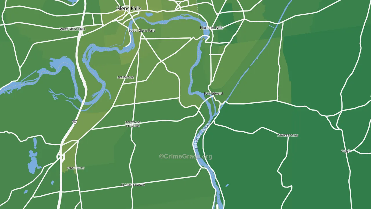 12828, NY Map of Vehicle Theft Rates