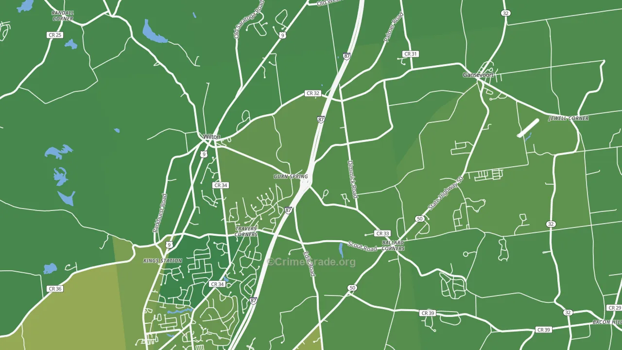 12831, NY Map of Vehicle Theft Rates