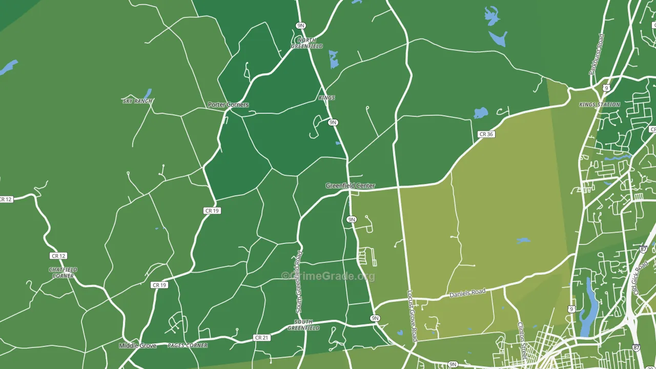 12833, NY Map of Vehicle Theft Rates