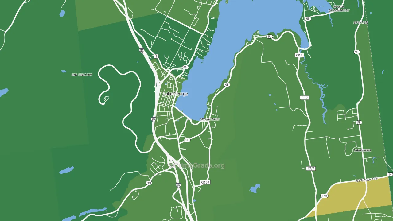 12845, NY Map of Vehicle Theft Rates