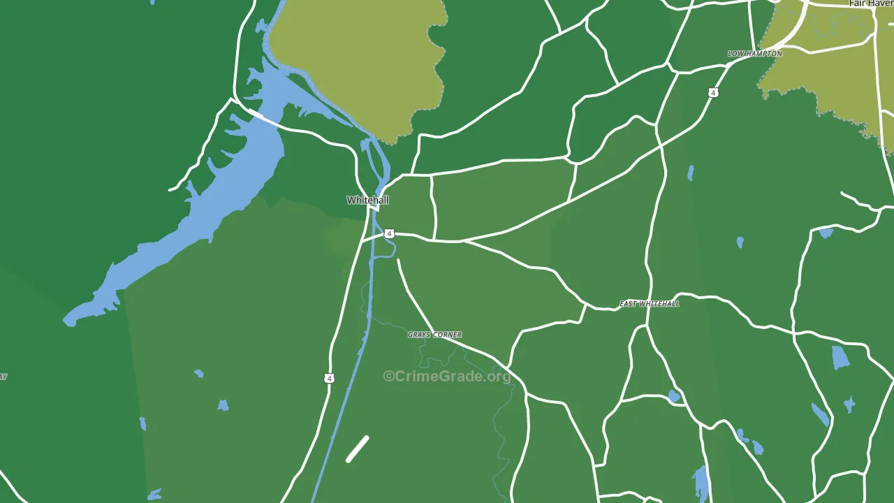 12887, NY Map of Vehicle Theft Rates