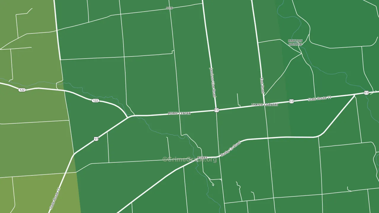12917, NY Map of Vehicle Theft Rates