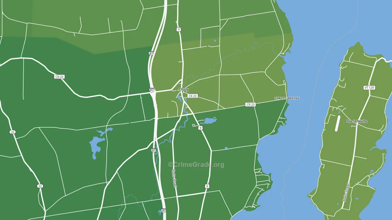 12921, NY Map of Vehicle Theft Rates