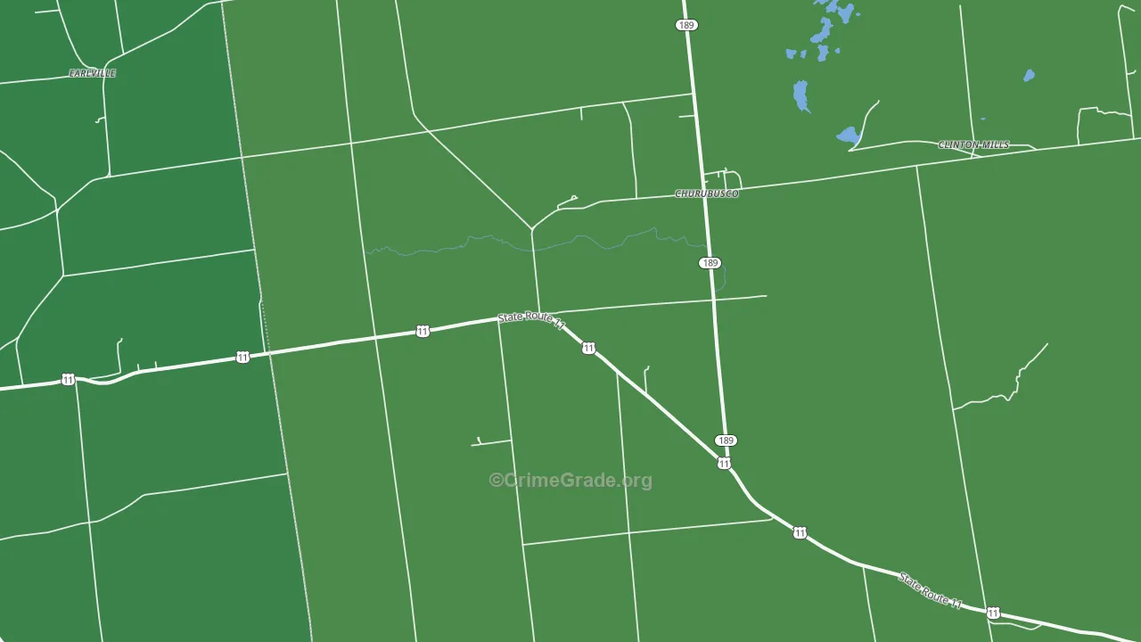12923, NY Map of Vehicle Theft Rates