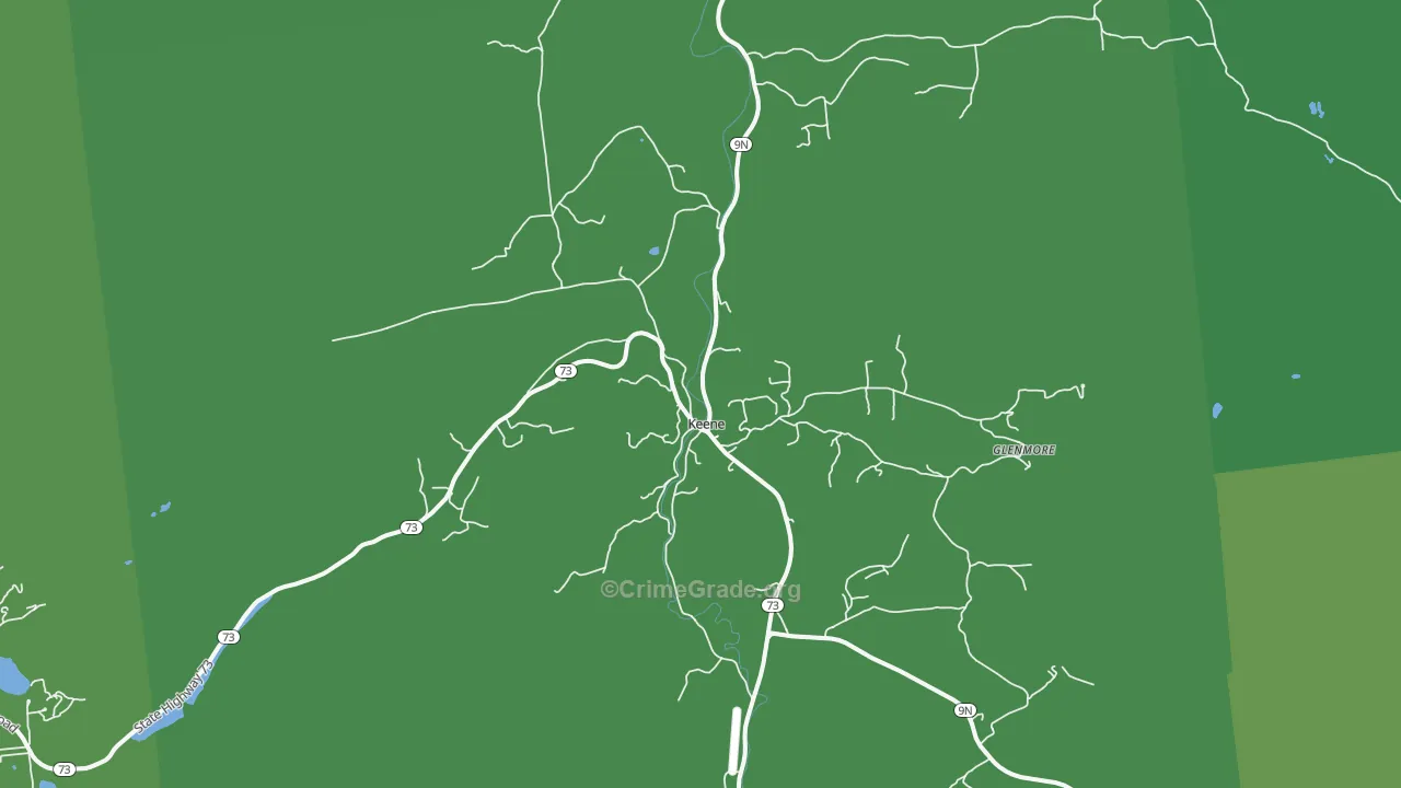 12942, NY Map of Vehicle Theft Rates