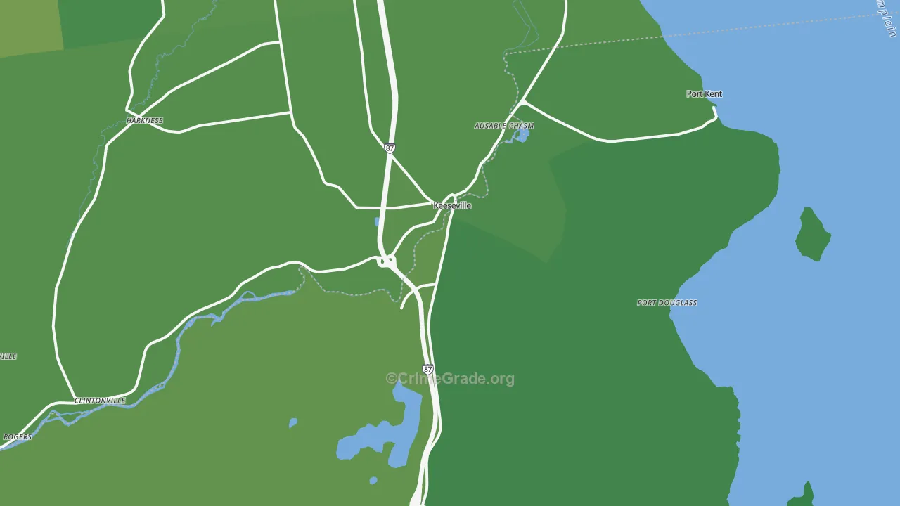12944, NY Map of Vehicle Theft Rates