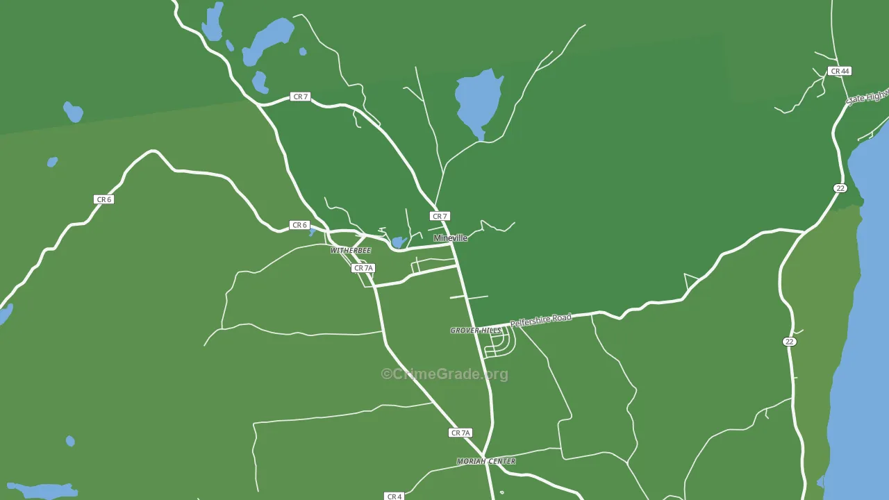 12956, NY Map of Vehicle Theft Rates