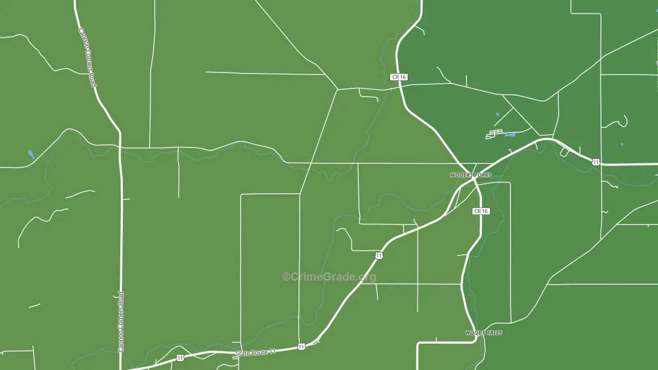 12959, NY Map of Vehicle Theft Rates