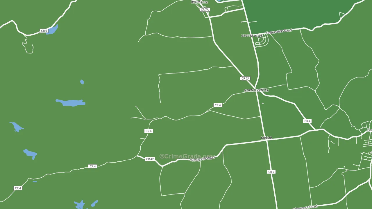 12961, NY Map of Vehicle Theft Rates