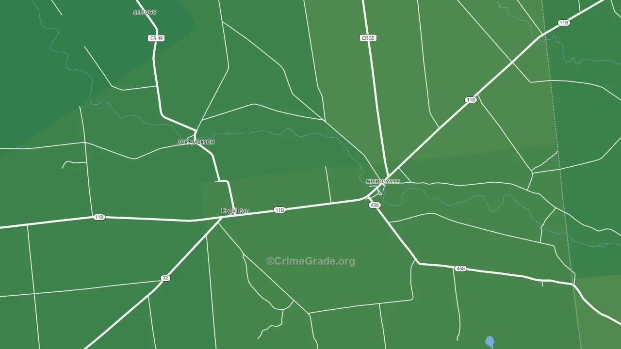 12965, NY Map of Vehicle Theft Rates