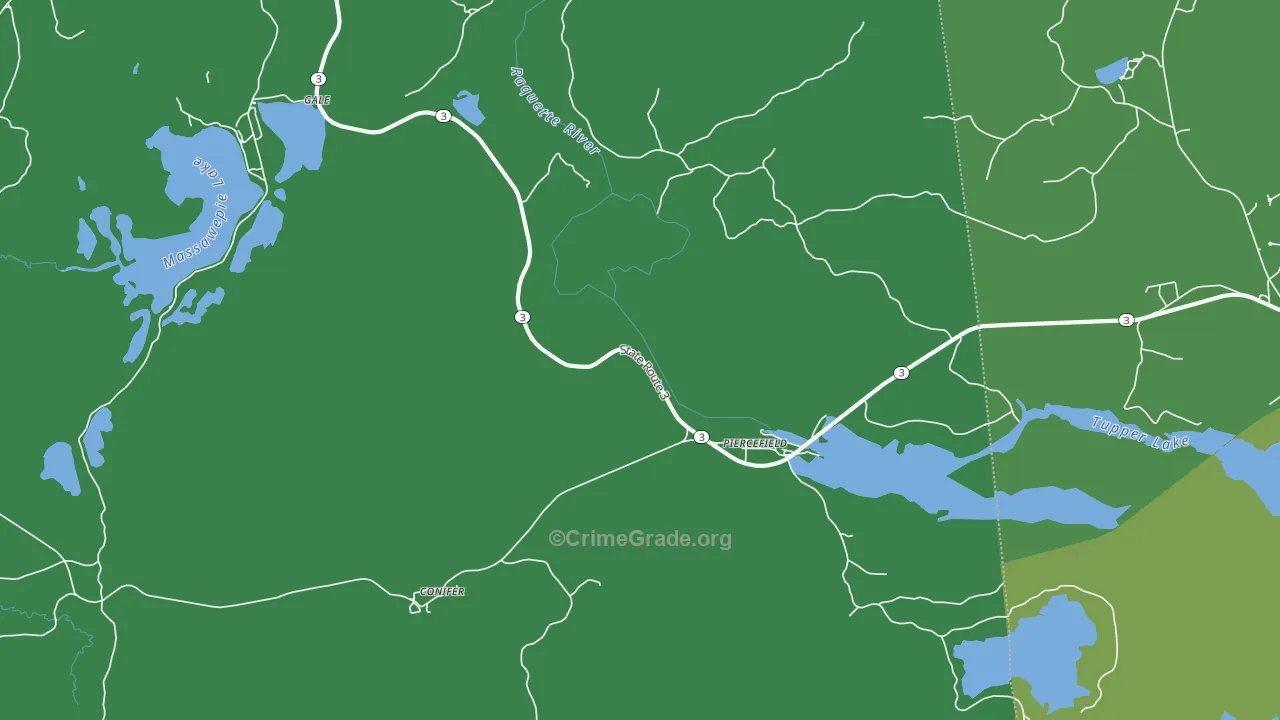 12973, NY Map of Vehicle Theft Rates