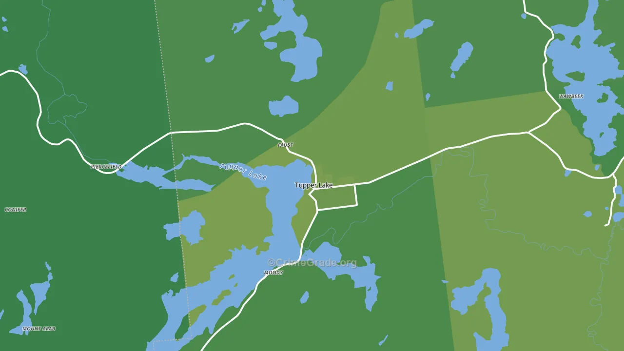 12986, NY Map of Vehicle Theft Rates