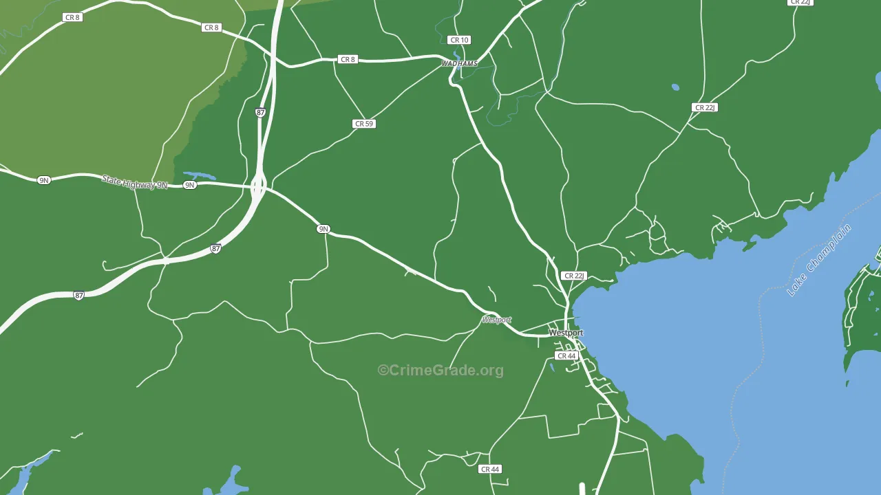 12993, NY Map of Vehicle Theft Rates