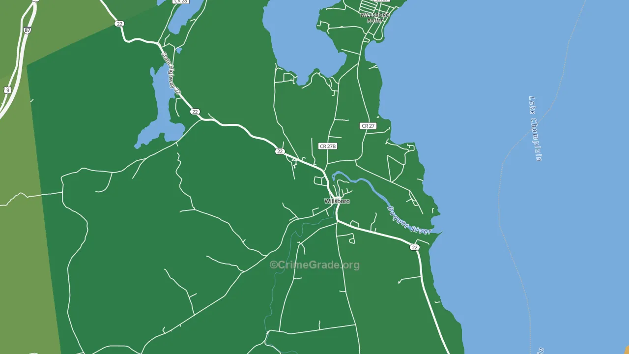 12996, NY Map of Vehicle Theft Rates