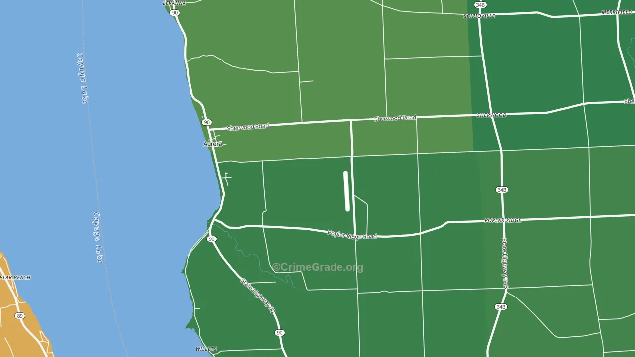 13026, NY Map of Vehicle Theft Rates
