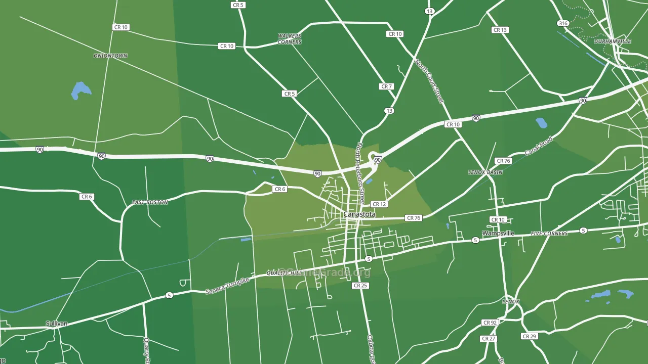 13032, NY Map of Vehicle Theft Rates