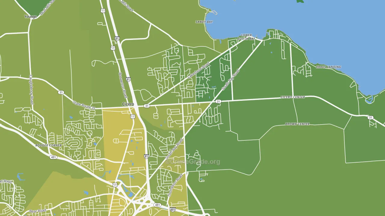 13039, NY Map of Vehicle Theft Rates