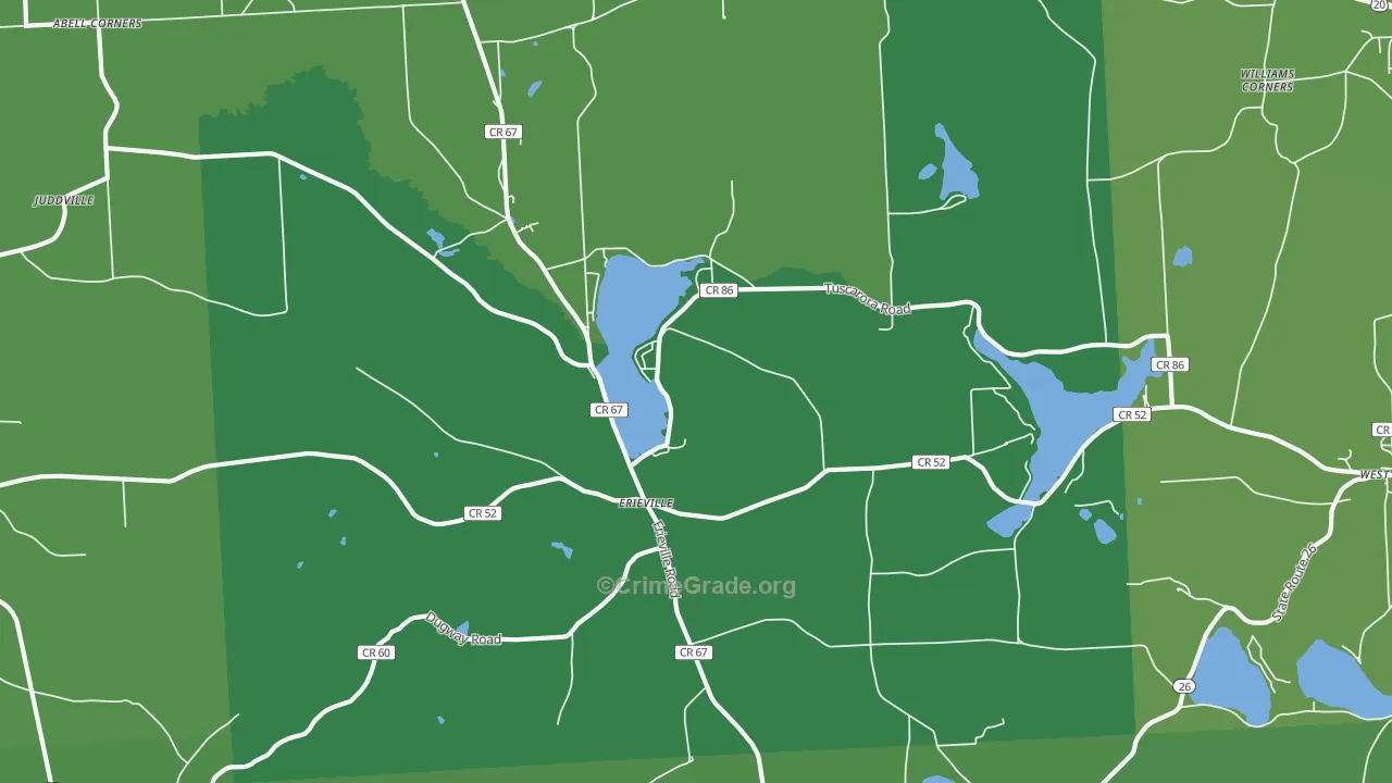 13061, NY Map of Vehicle Theft Rates
